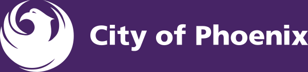 Phoenix Public Works logo — municipal garbage collection and recycling