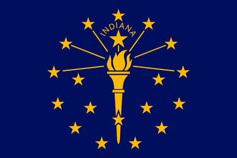 Flag of Indiana Flag of Indiana