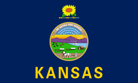 Flag of Kansas Flag of Kansas