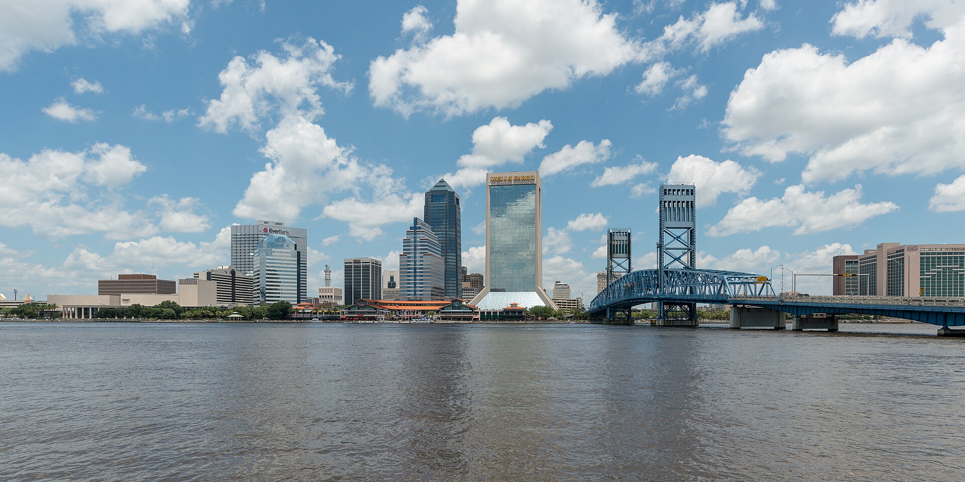 Downtown Jacksonville skyline across the St. Johns River Downtown Jacksonville skyline across the St. Johns River