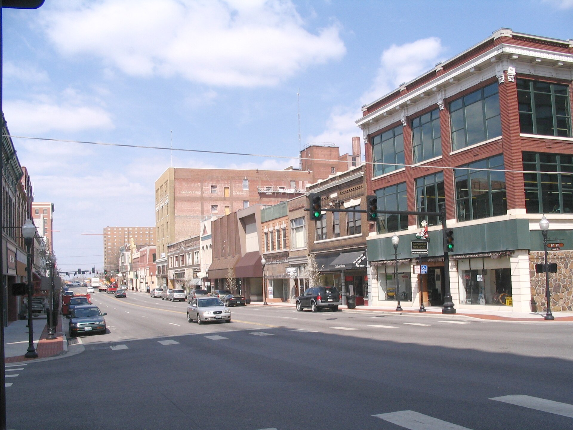 Downtown Joplin, Missouri, looking north from 6th and Main Street Downtown Joplin, Missouri, looking north from 6th and Main Street
