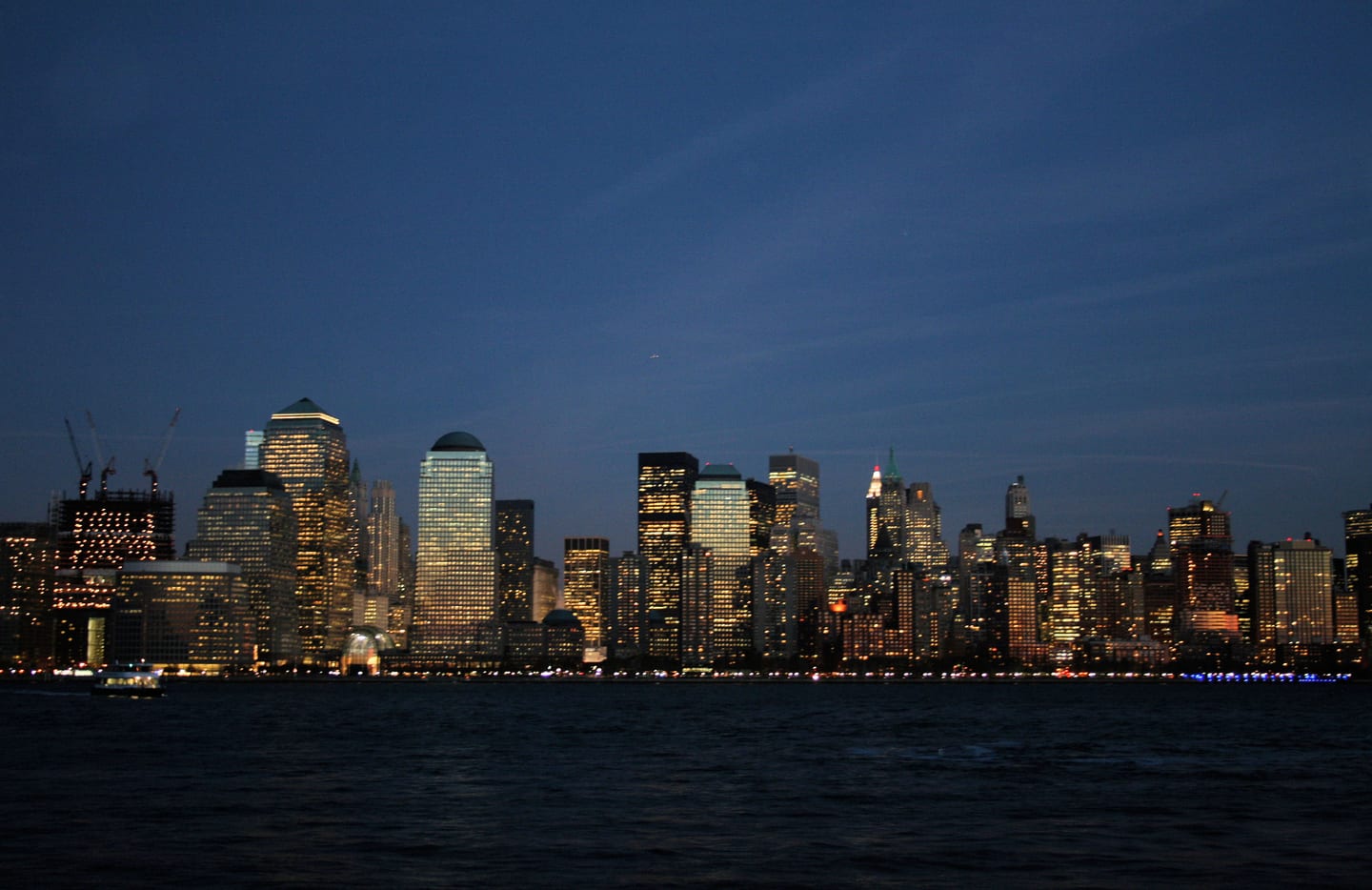 Manhattan skyline in New York City